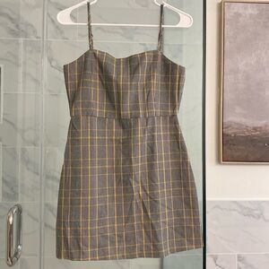 Pull&Bear Plaid Mini Dress. Used like New (never worn)